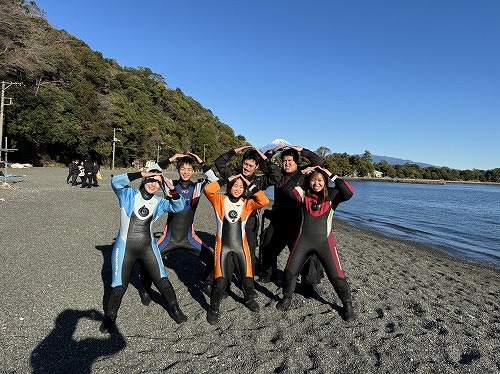 大瀬崎のビーチ